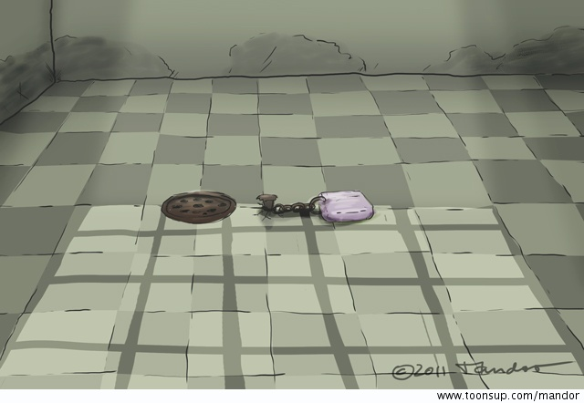 Cartoon: Prison shover 1