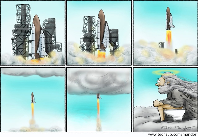 Cartoon: The very last mission 1