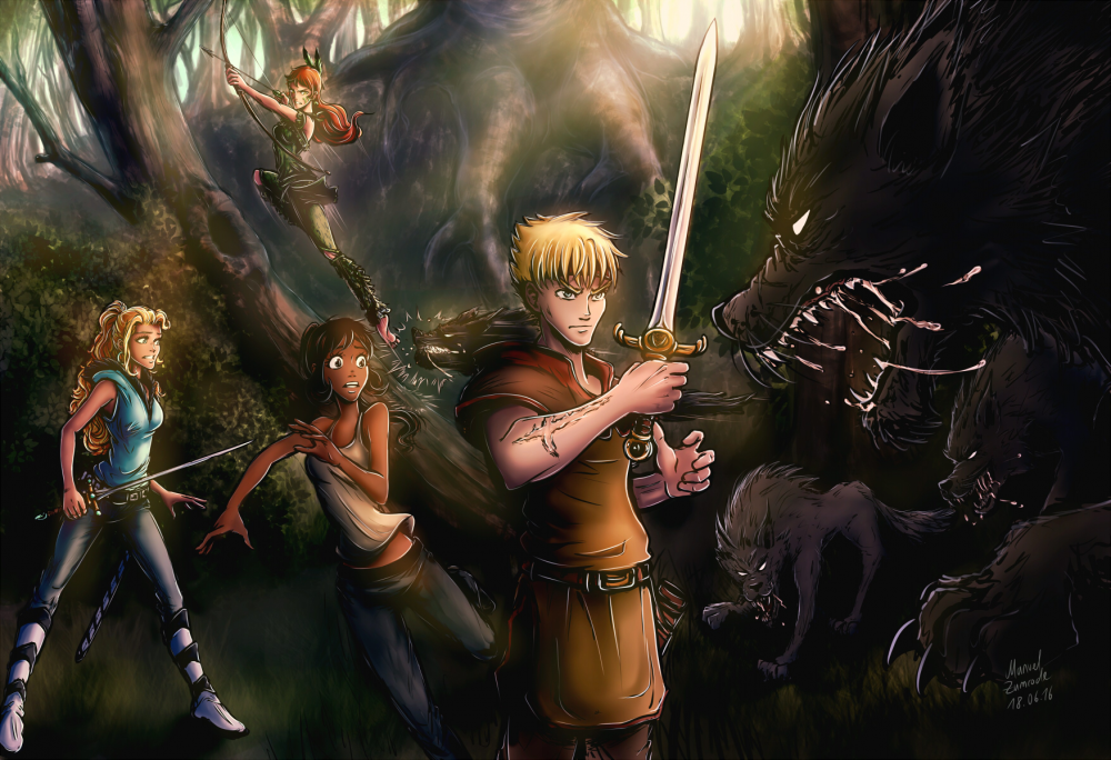 Illustration: Dark Woods 1