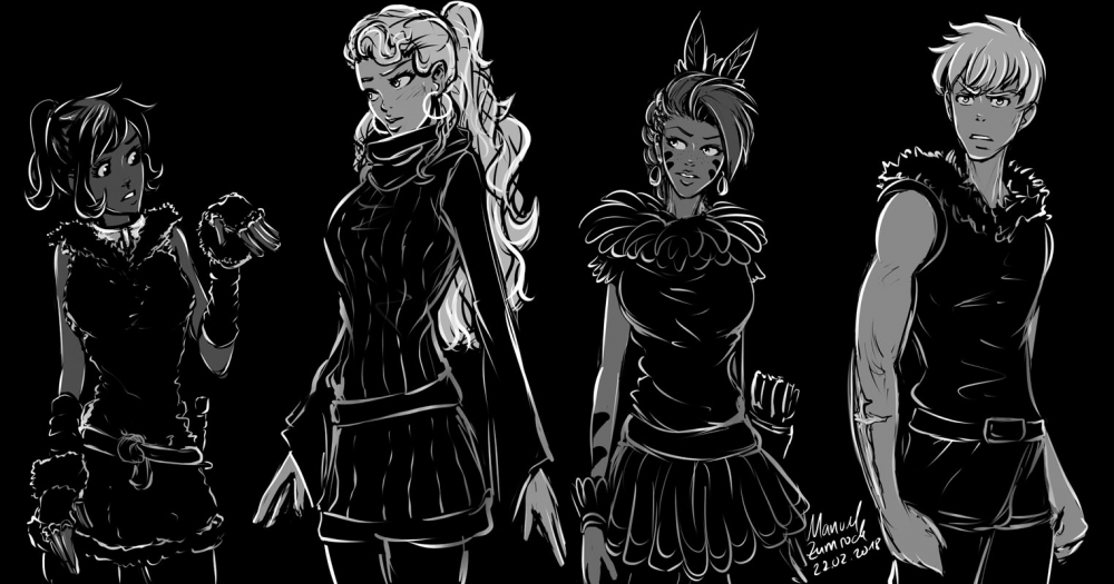 Illustration: All in Black 1