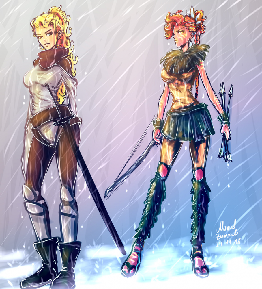 Illustration: crystal rain 1