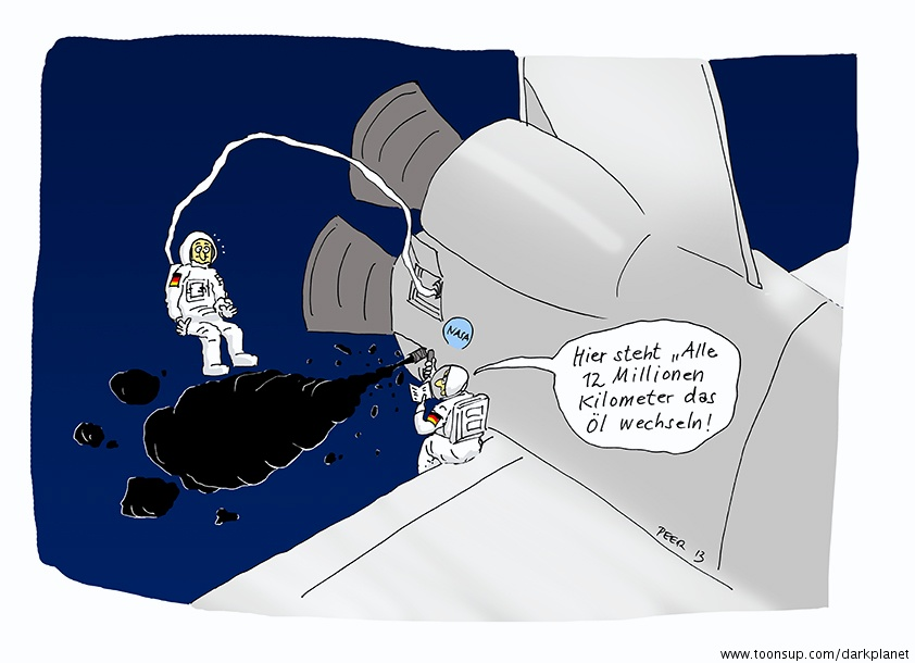 Cartoon: astronaut 2 1