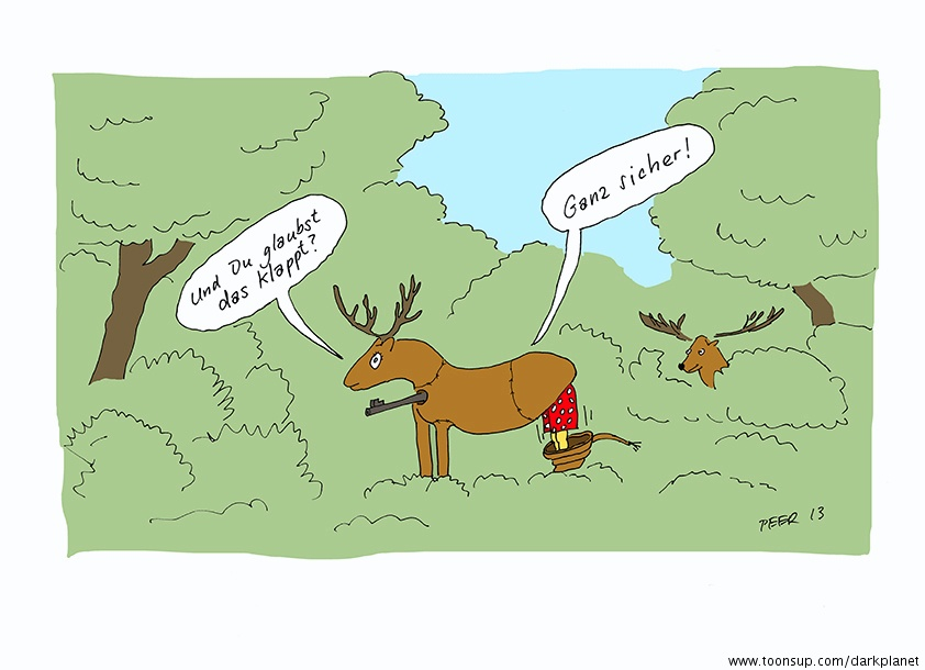 Cartoon: jäger und sammler 7 1