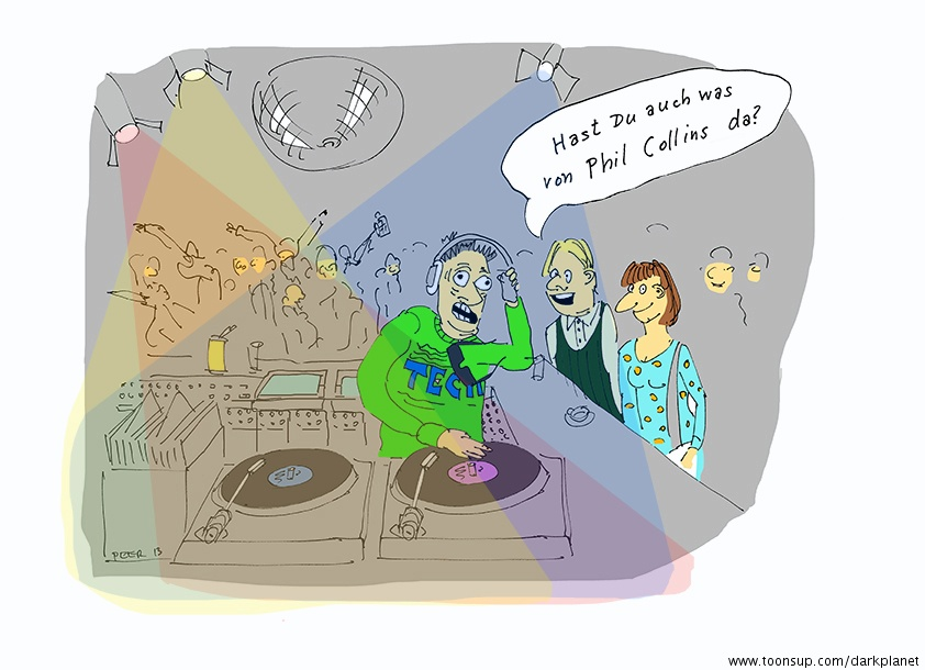 Cartoon: Im falschen Club 1