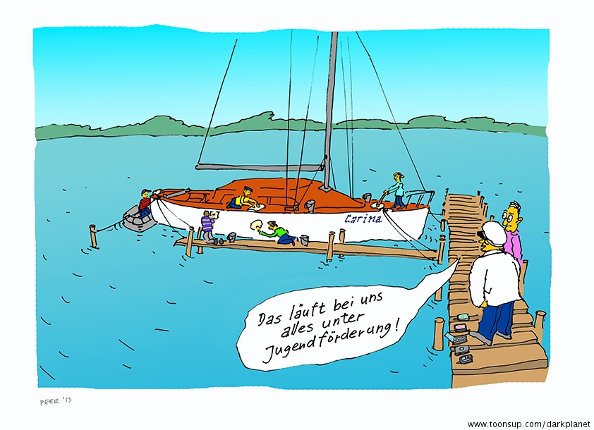 Cartoon: segler 4 1