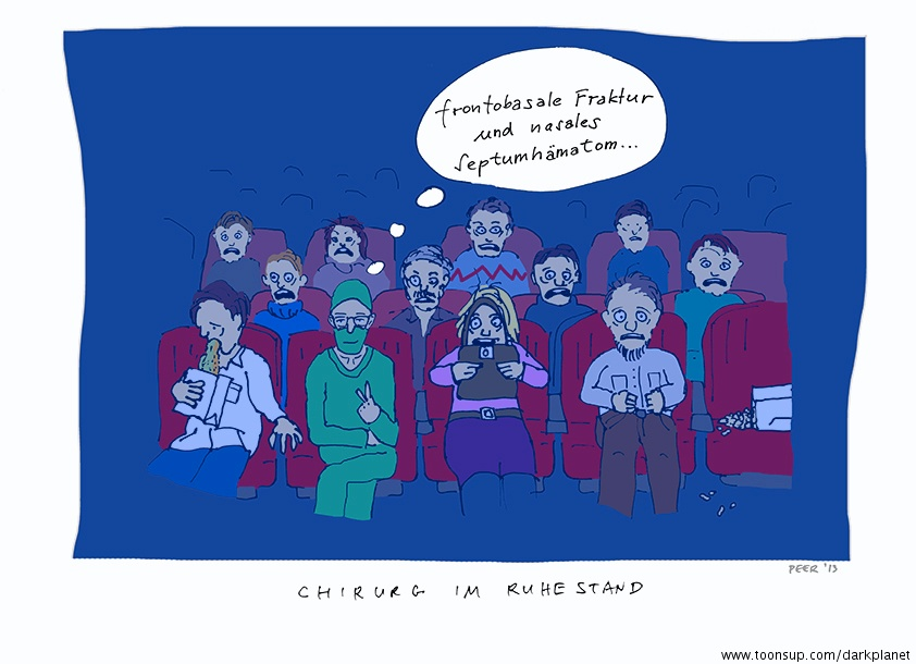 Cartoon: chirurg im ruhestand 3 1