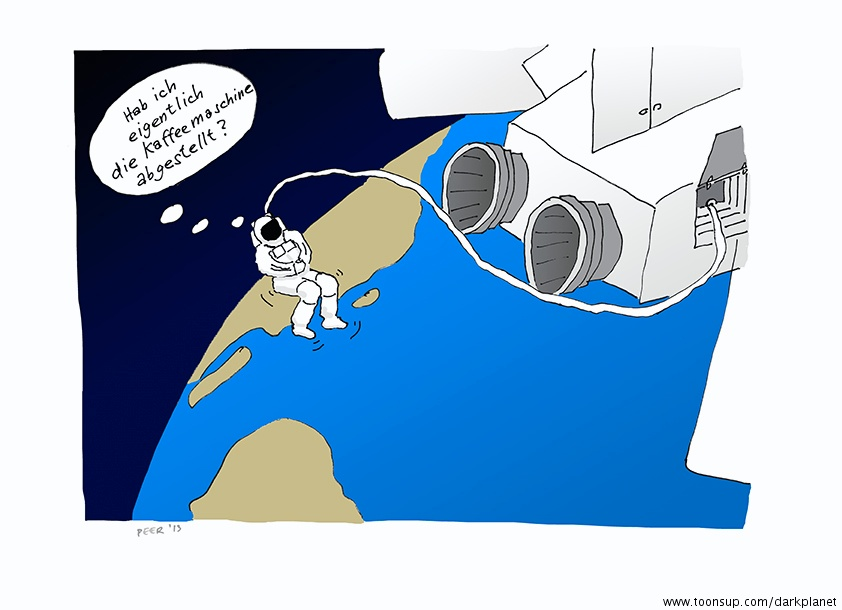 Cartoon: astronaut 4 1