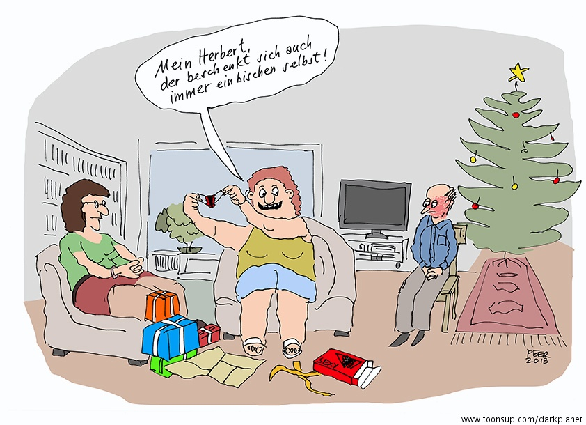 Cartoon: Fast selbstlos 1