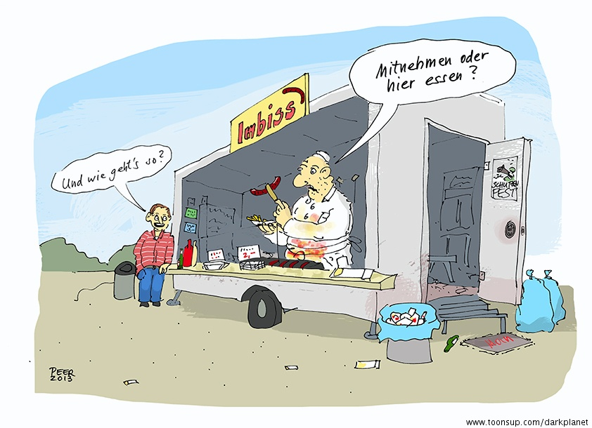 Cartoon: Zu Gast in Ostwestfalen 1