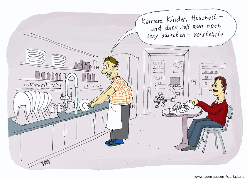 Cartoon: Männersorgen 1