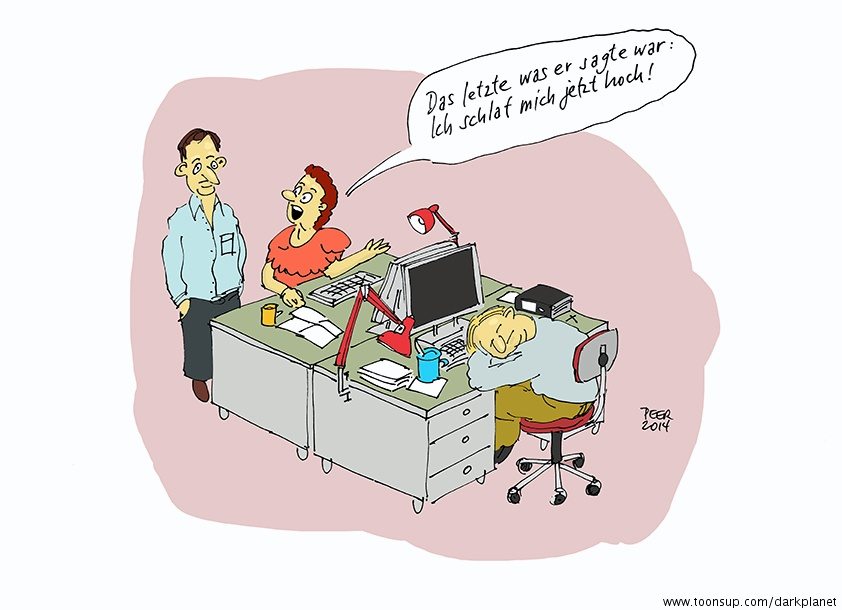 Cartoon: Karriereleiter 1