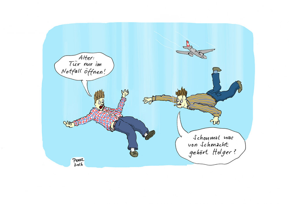 Cartoon: Die Helden der Lüfte 1