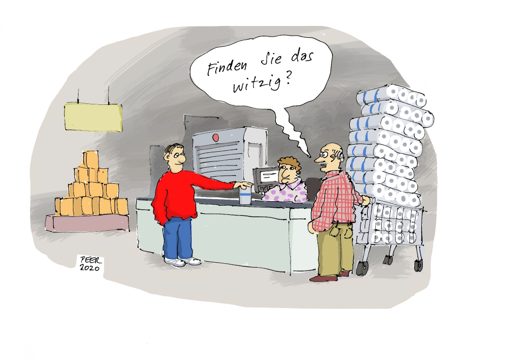 Cartoon: Nicht witzig! 1