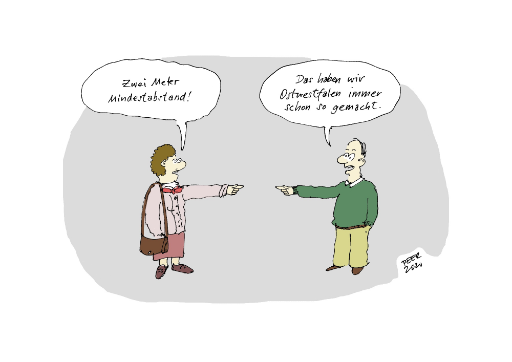 Cartoon: Mindestabstand in OWL 1