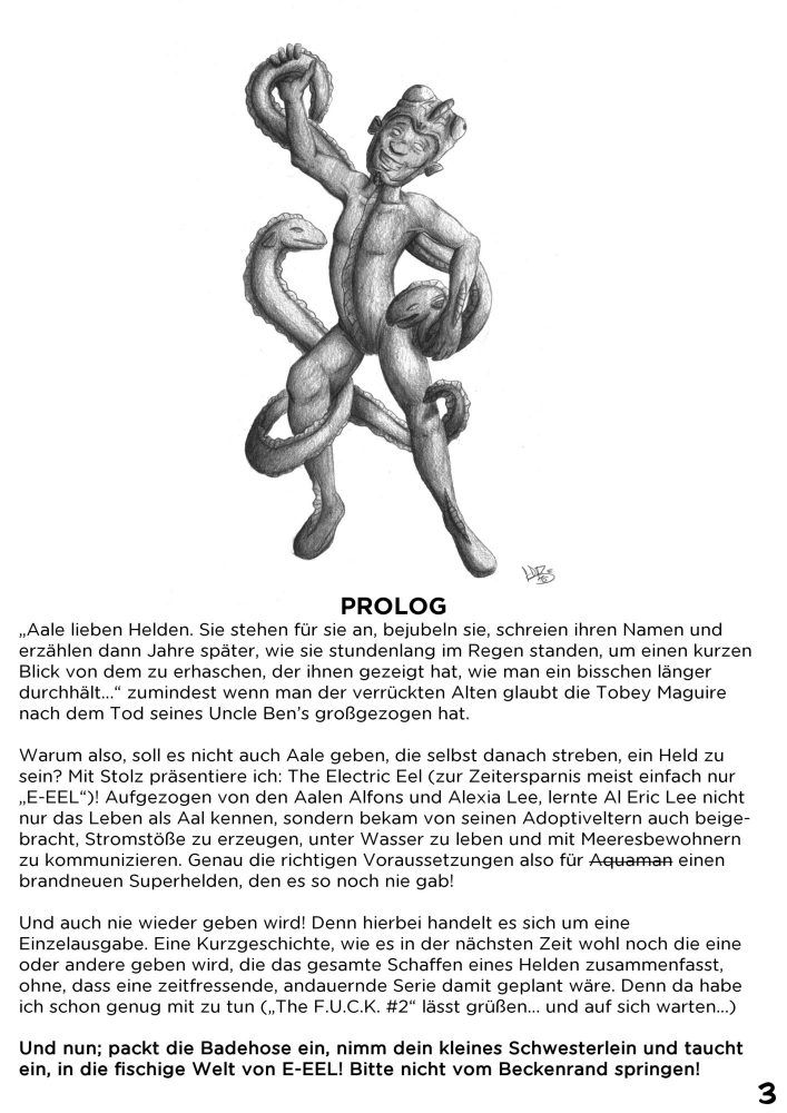 Comic: E-EEL #0 'Aaler Anfang ist scher(tfisch)' 4