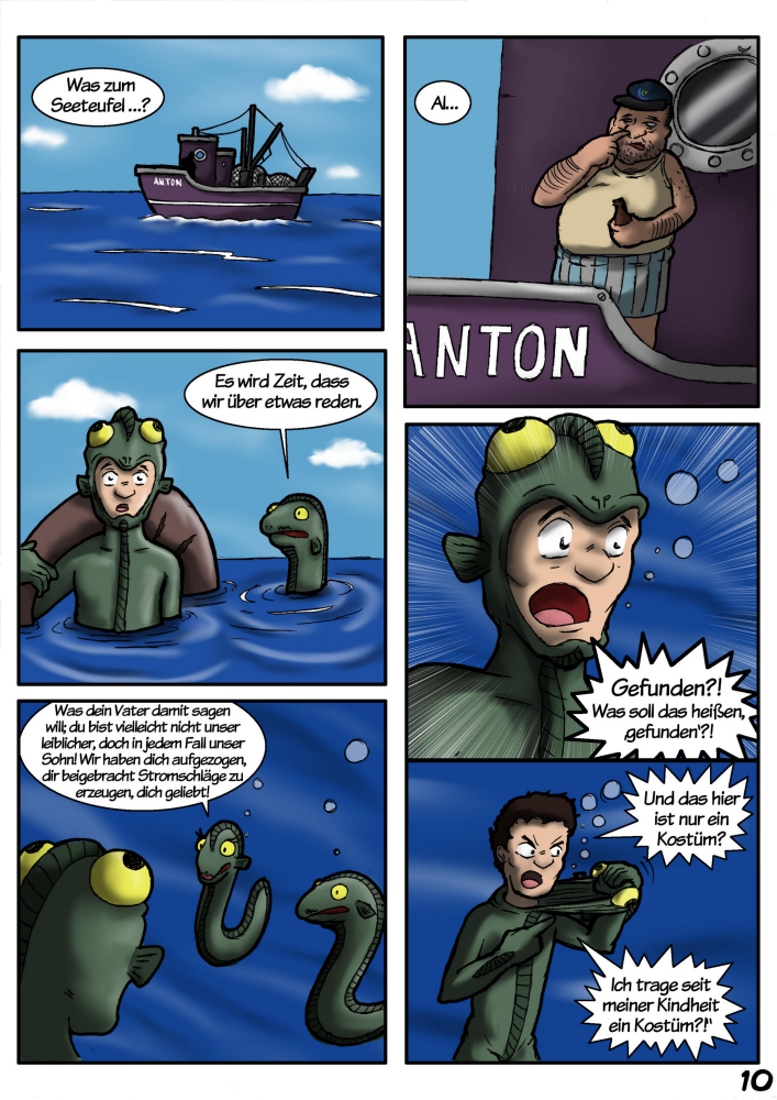Comic: E-EEL #0 'Aaler Anfang ist scher(tfisch)' 11
