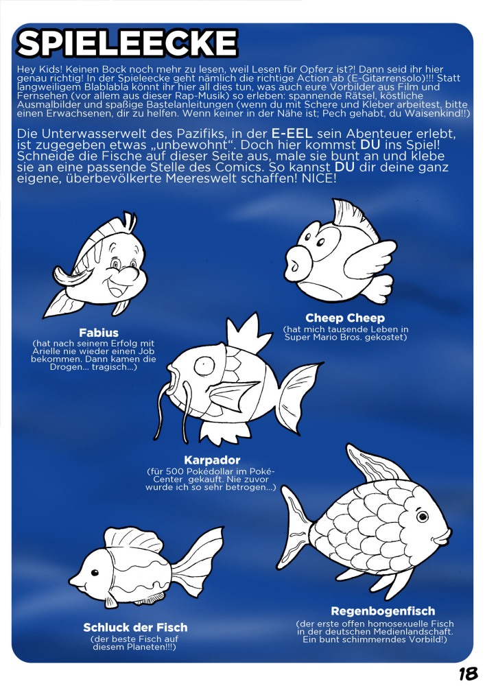 Comic: E-EEL #0 'Aaler Anfang ist scher(tfisch)' 19