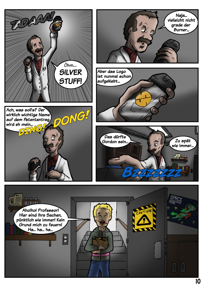 Comic: Der Silber Shampoonierte #0  Reden ist Silber  Heldentum auch 11