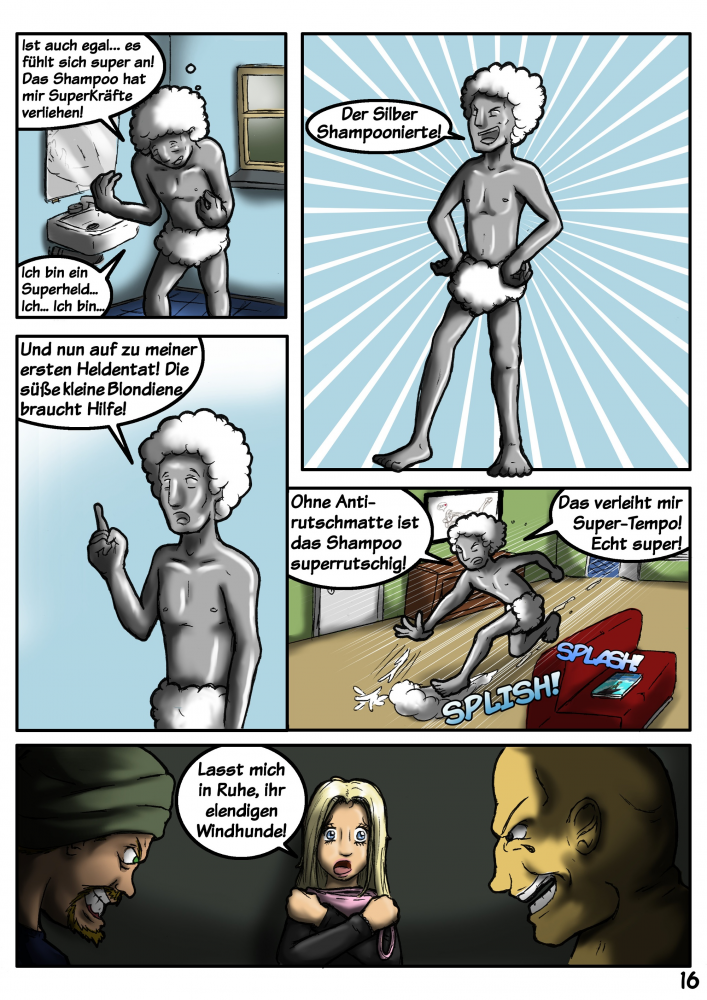 Comic: Der Silber Shampoonierte #0  Reden ist Silber  Heldentum auch 17