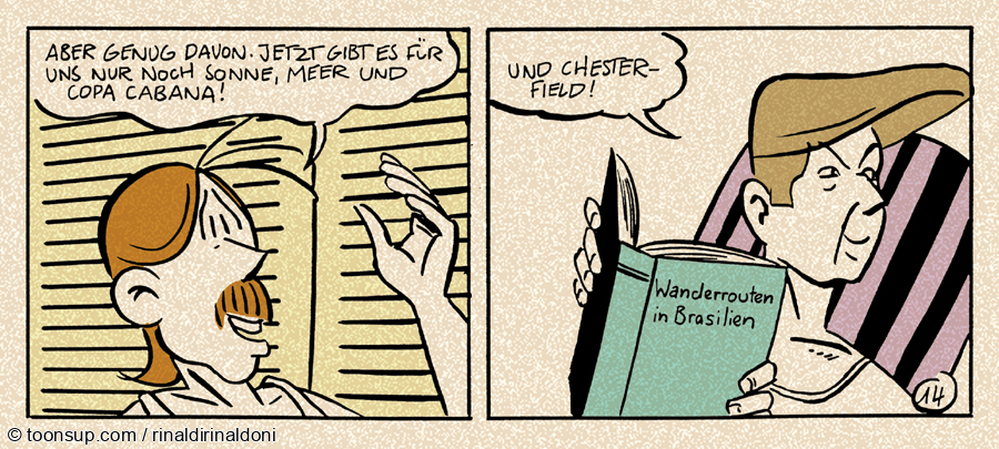 Cartoon: Rallye der 1000 Gefahren (14) 1