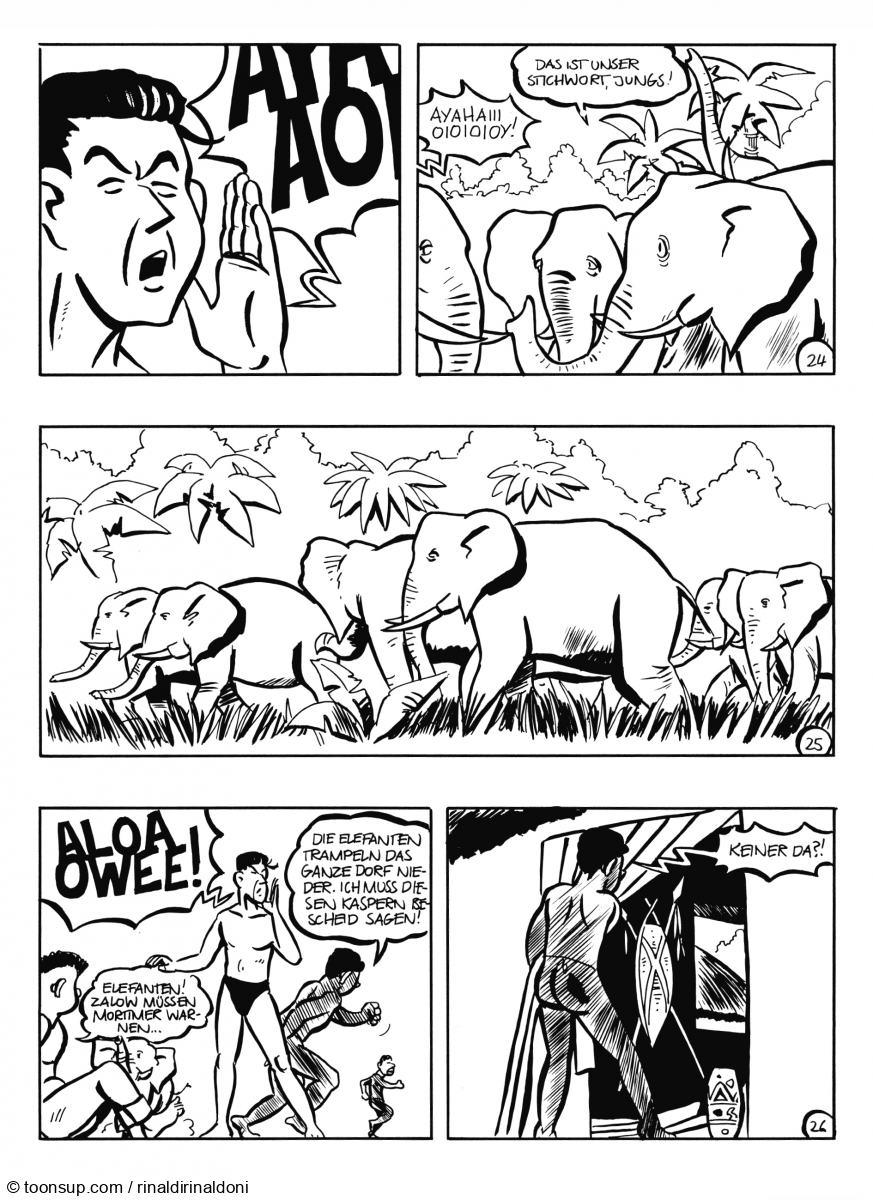 Comic: Ray Clark mit Torax, Cäpt'n Flint und Brad Ford 10 1