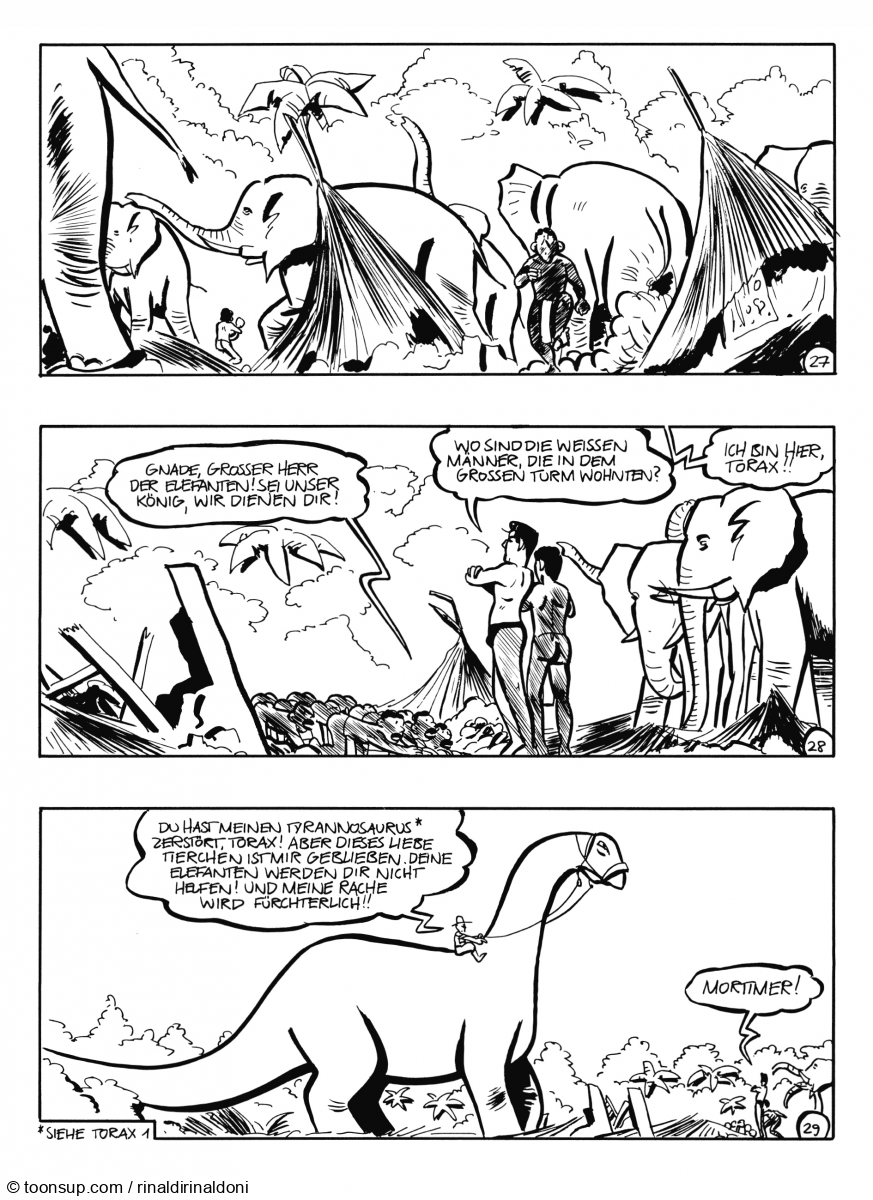 Comic: Ray Clark mit Torax, Cäpt'n Flint und Brad Ford 11 1