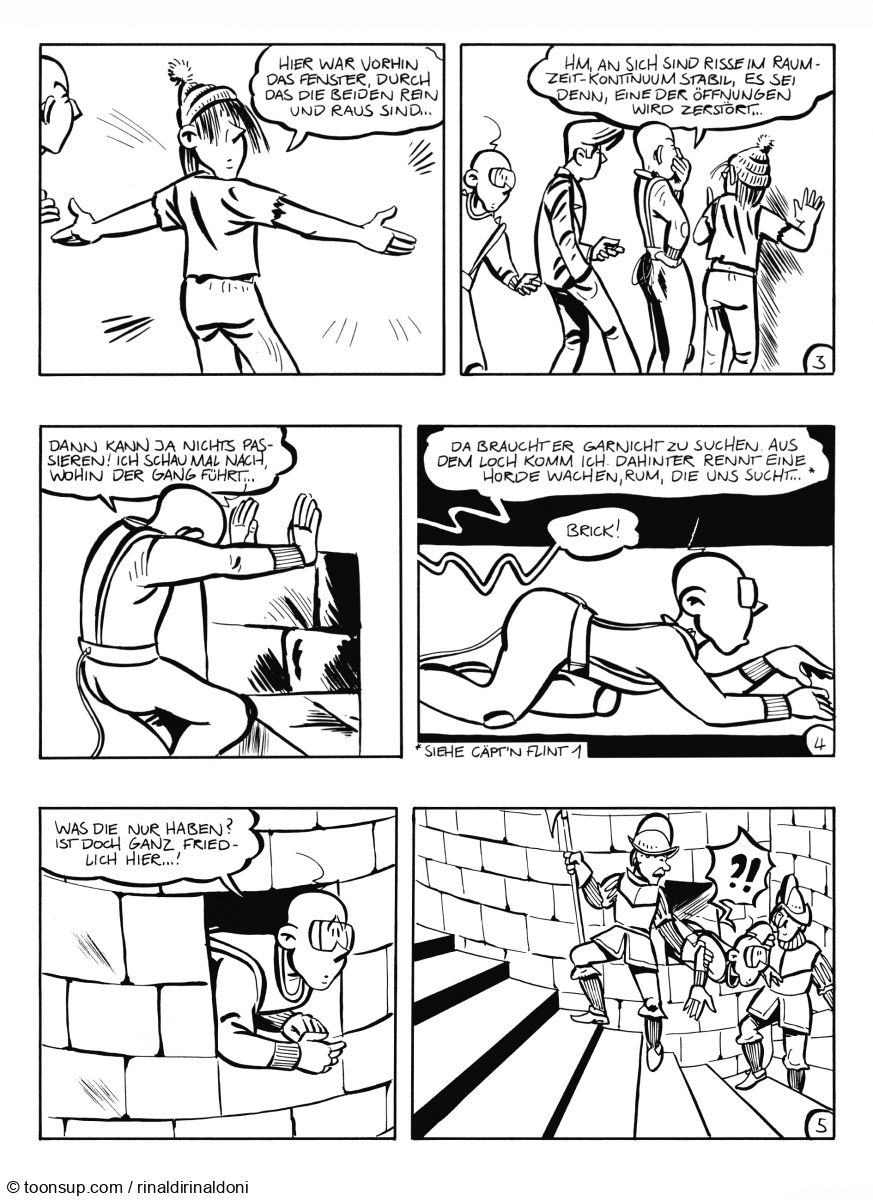 Comic: Ray Clark mit Cäpt'n Flint und Brad Ford 2 1
