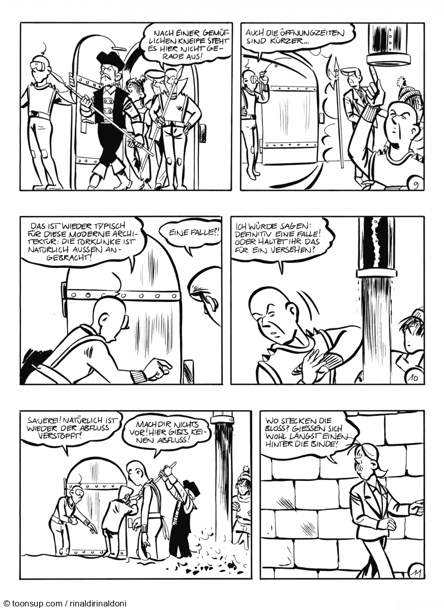 Comic: Ray Clark mit Cäpt'n Flint und Brad Ford 4 1