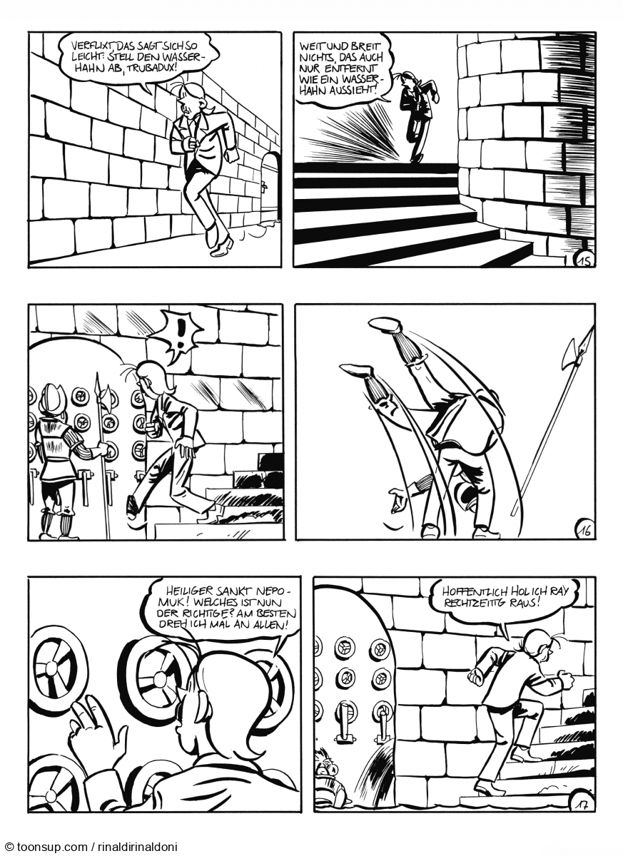 Comic: Ray Clark mit Cäpt'n Flint und Brad Ford 6 1