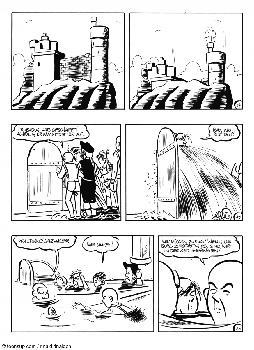 Comic: Ray Clark mit Cäpt'n Flint und Brad Ford 7 1