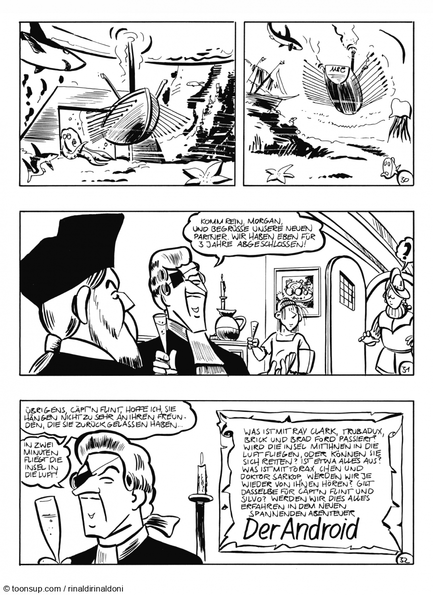 Comic: Ray Clark mit Cäpt'n Flint und Brad Ford 11 1