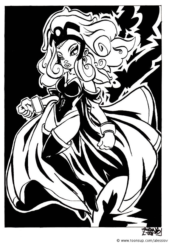 Illustration: Ororo Pin-Up 1