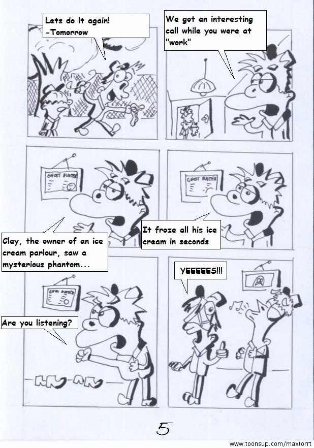 Comic: Mystery Bastards: Spooky ice cream 5