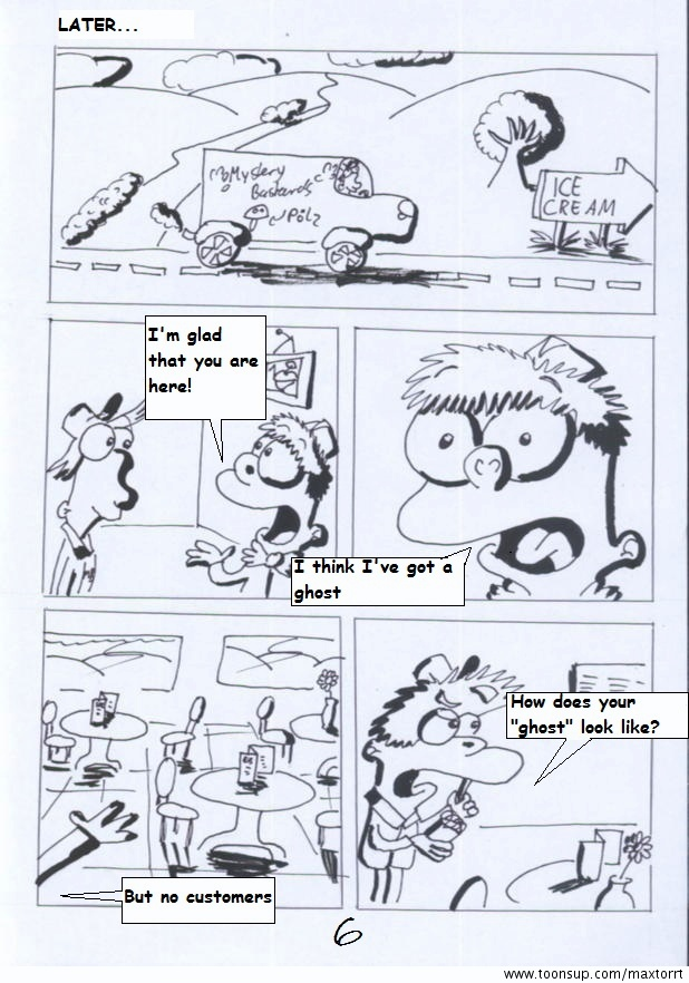 Comic: Mystery Bastards: Spooky ice cream 6
