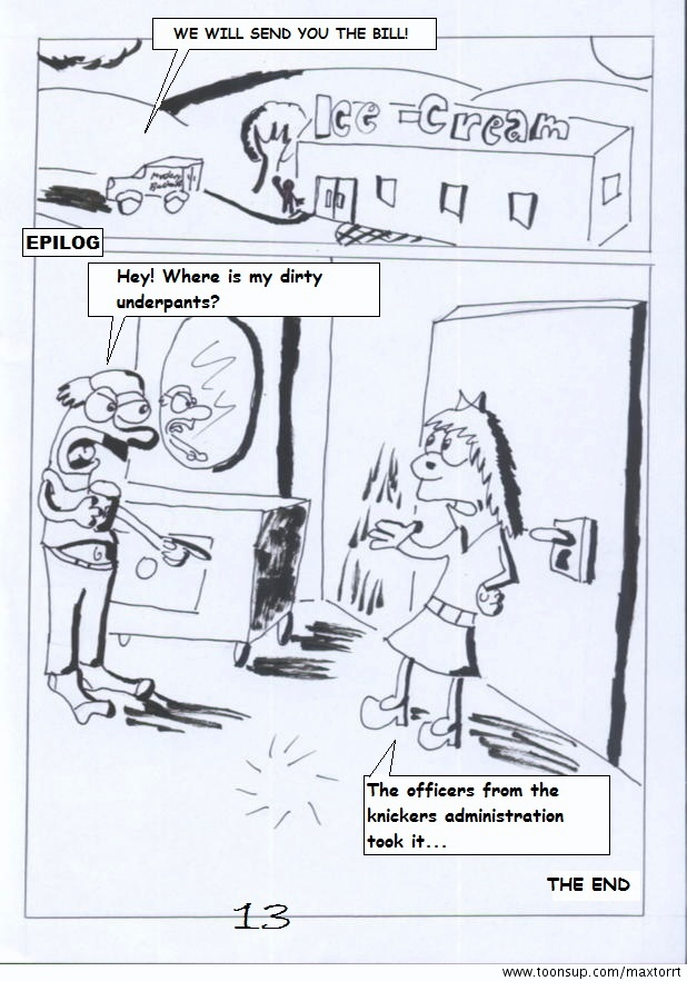 Comic: Mystery Bastards: Spooky ice cream 13