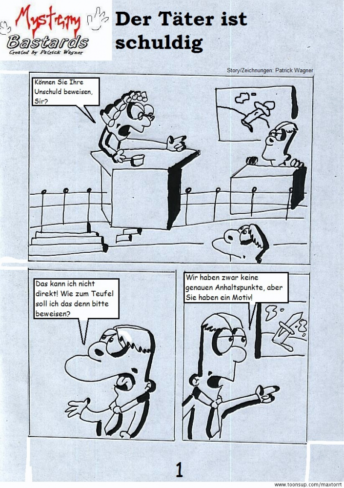Comic: Mystery Bastards: Der Täter ist schuldig 1