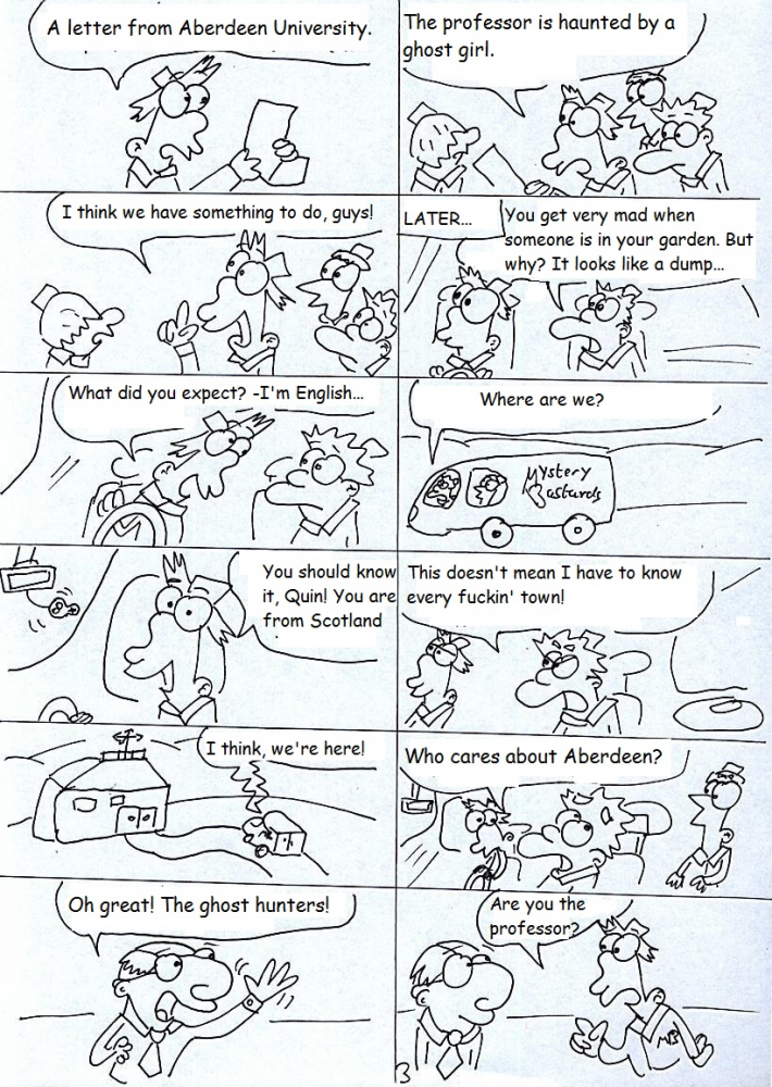 Comic: Mystery Bastards: The Hunt for the ghost-girl 3