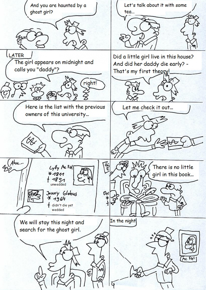 Comic: Mystery Bastards: The Hunt for the ghost-girl 4