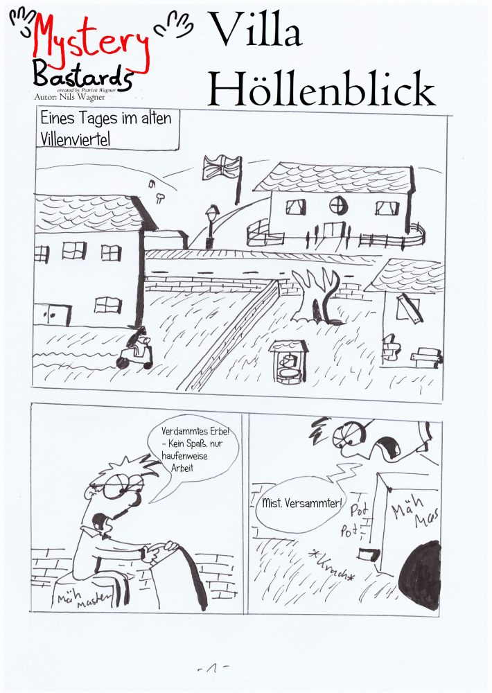 Comic: Mystery Bastards: Villa Höllenblick 1