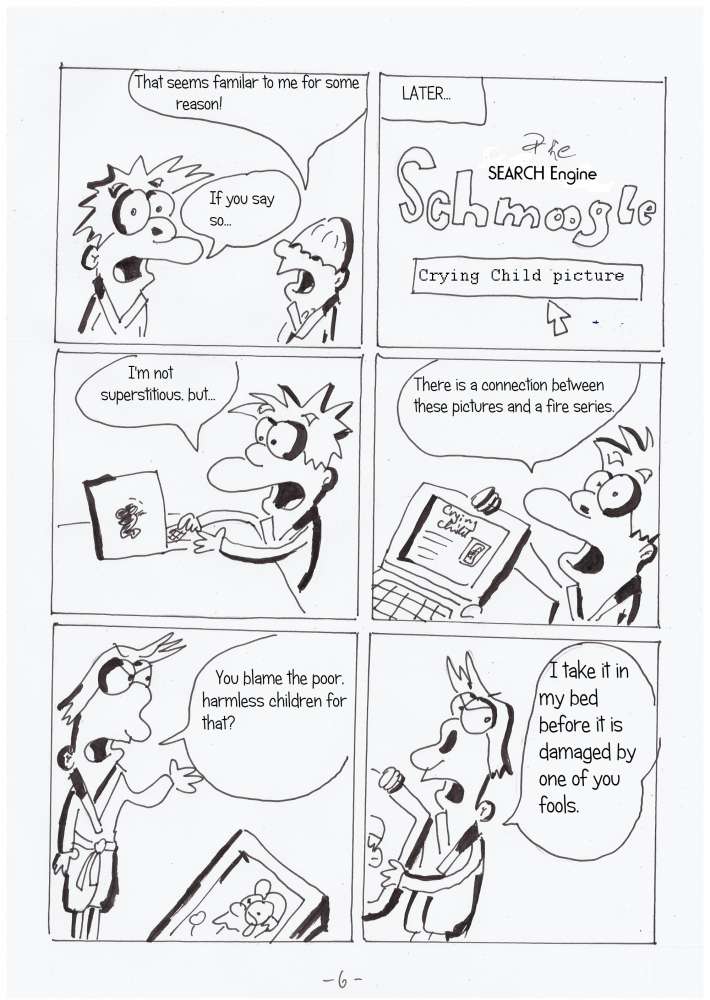Comic: Mystery Bastards: The crying painting 6