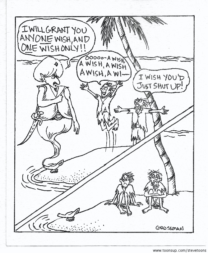 Cartoon: one wish 1
