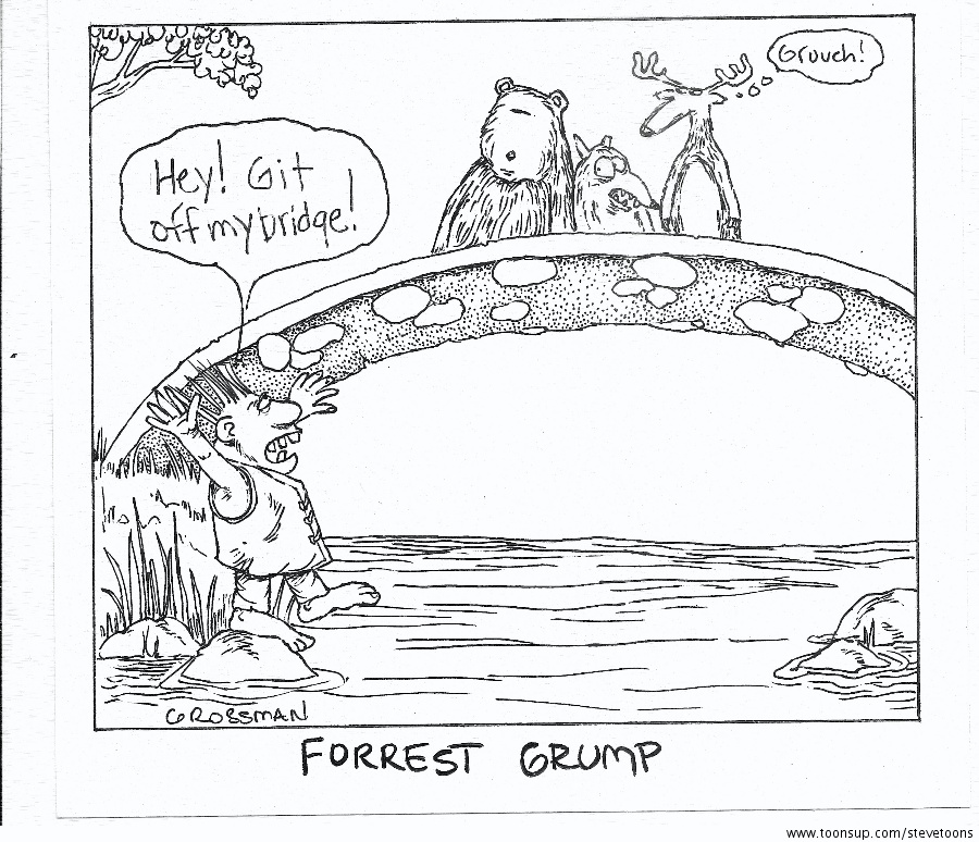 Cartoon: Forrest Grump 1