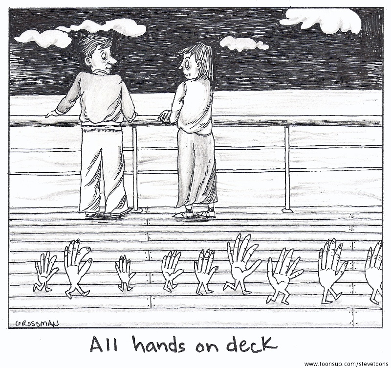 Cartoon: All hands on deck 1