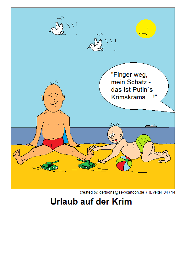 Cartoon: Urlaub auf der Krim 1
