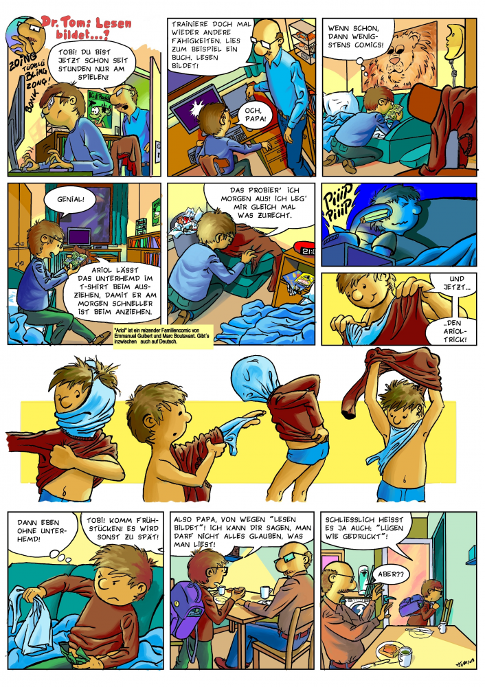 Comic: Lesen bildet?! 1