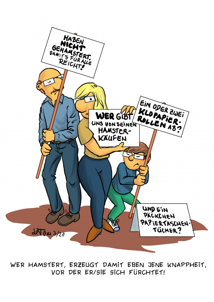 Cartoon: Hamstern ist uncool 1