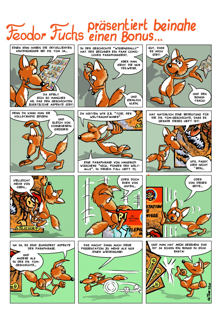 Comic: Feodor Fuchs präsentiert beinahe einen Bonus 1