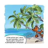 Feodor Fox takes a vacation