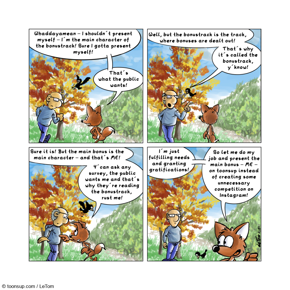 Comic: Feodor Fox has complaints 2