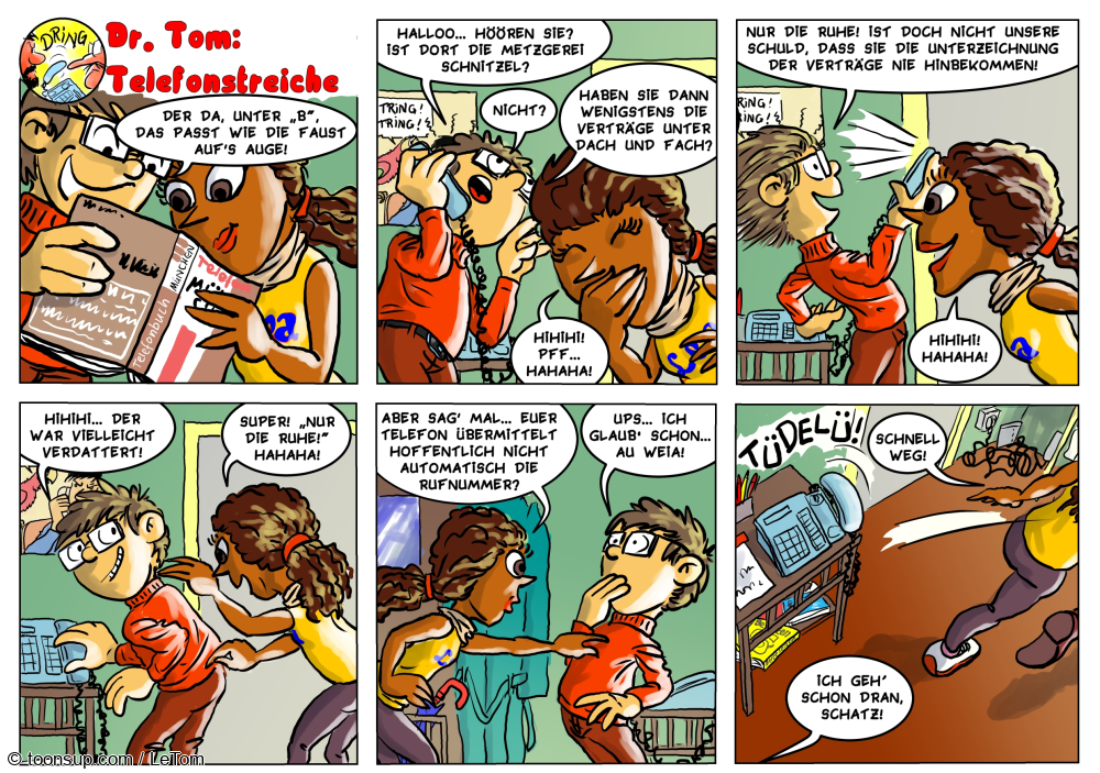 Comic: Dr Tom: Telefonstreiche 1
